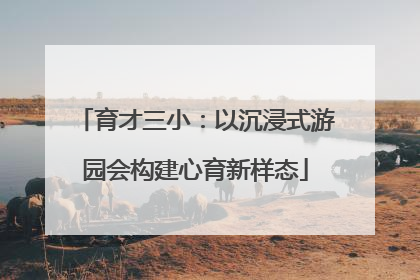 育才三小：以沉浸式游园会构建心育新样态