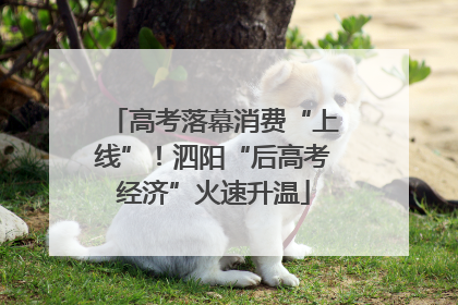 高考落幕消费“上线”！泗阳“后高考经济”火速升温