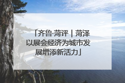齐鲁·菏评｜菏泽以展会经济为城市发展增添新活力