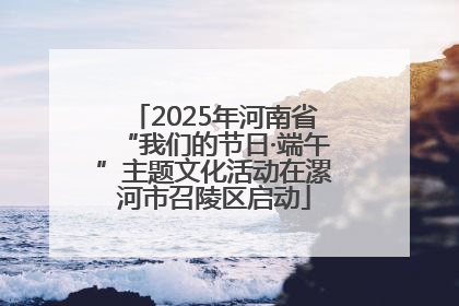 2025年河南省“我们的节日·端午”主题文化活动在漯河市召陵区启动