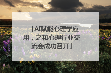AI赋能心理学应用，之和心理行业交流会成功召开